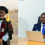 Professor Yusuf Abdulrasheed and Dr. Akim Shina Oyewale receiving accolades for their achievements.